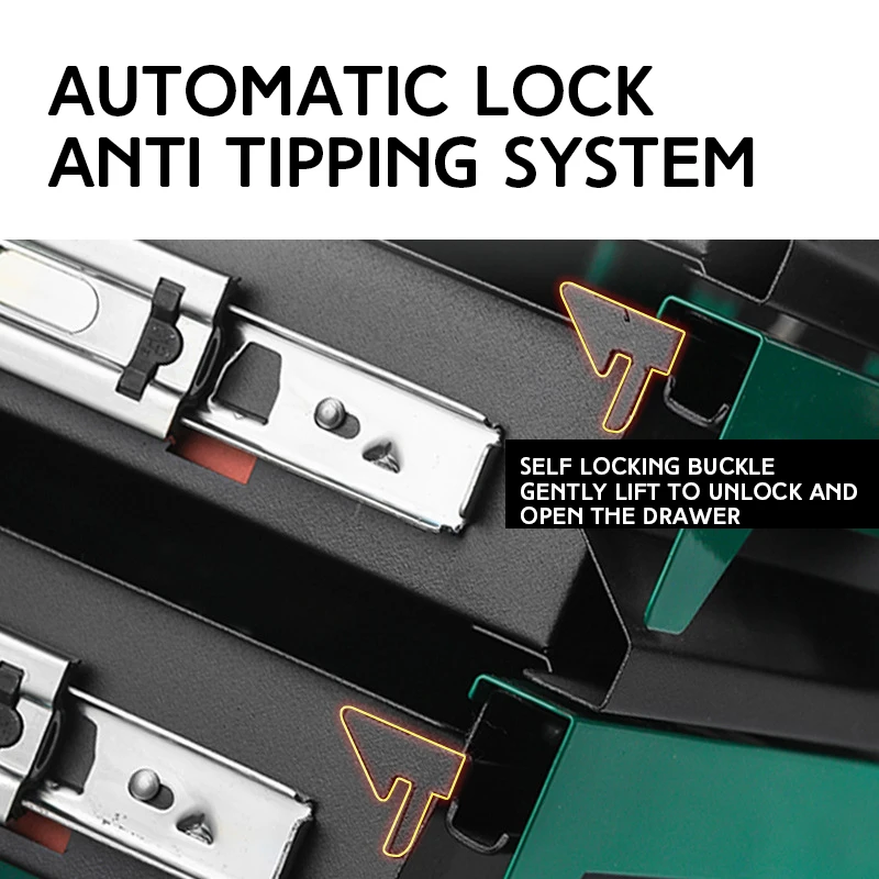 Lvlin Heavy-Duty Multifunctional Auto Repair Toolbox for Car Room Tool Cabinet Storage Quality Vehicle Repair Hardware Cart