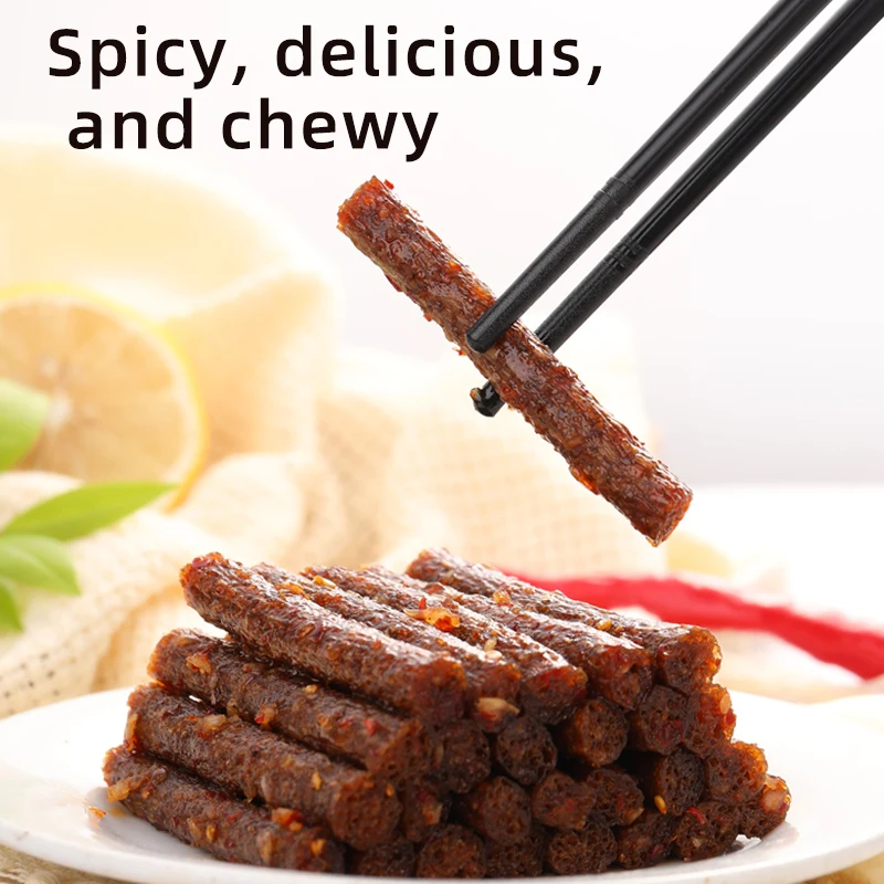 500g Bulk Hot Sale Chinese Goods Stuff Wholesaler Chili Pepper Spicy Snacks Semi-Soft Gluten Latiao