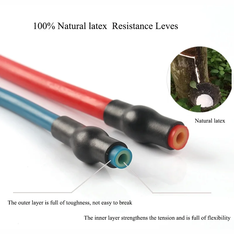 Custom Fitness Resistance Bands Gym Elastic Yoga Pull Rope Home Workout Training Equipment