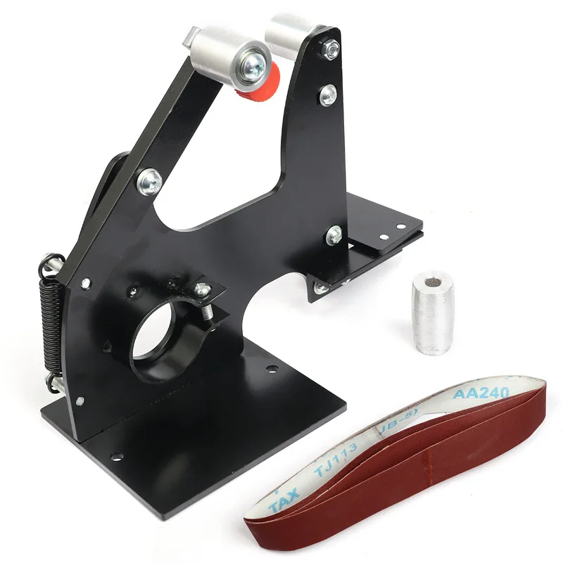 Electric Angle Grinder Mini Sander Sanding Belt Adapter Bandfile Belt Head Sander For M10/M14