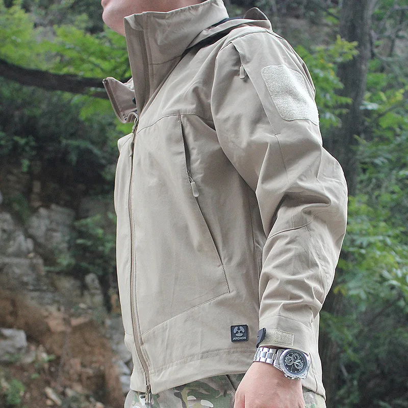 Wholesale Lightweight Urban Tactical Soft Shell Andes Tactical Jacket Windproof Waterproof Jacket Manufacturer
