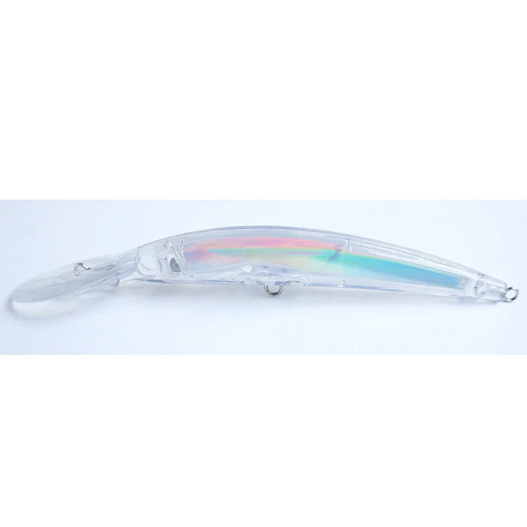 18cm 30g blank lures unpainted hard plastic fishing lure blank minnow lure body