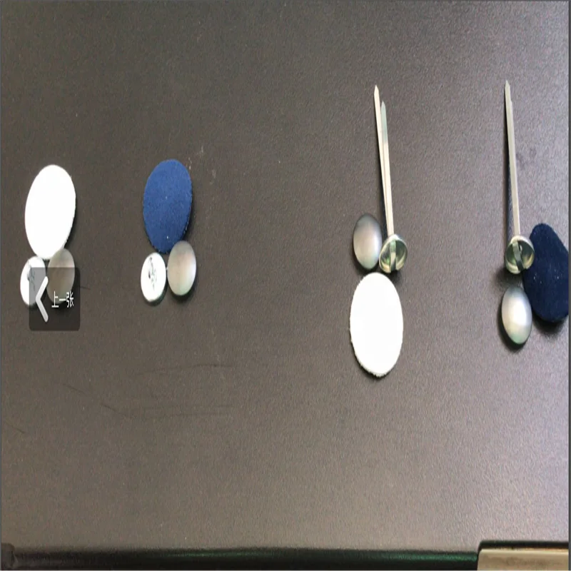 LZ-16 metal baseball cap sofa fabric covered button moulds