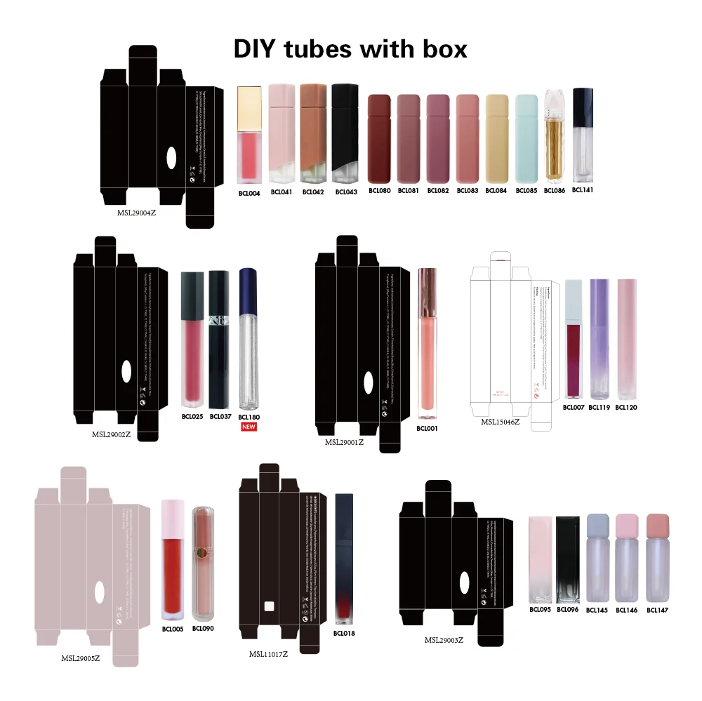 private label Customized Moisturizing diy lip gloss making kit mini lip gloss sets lip changing gloss