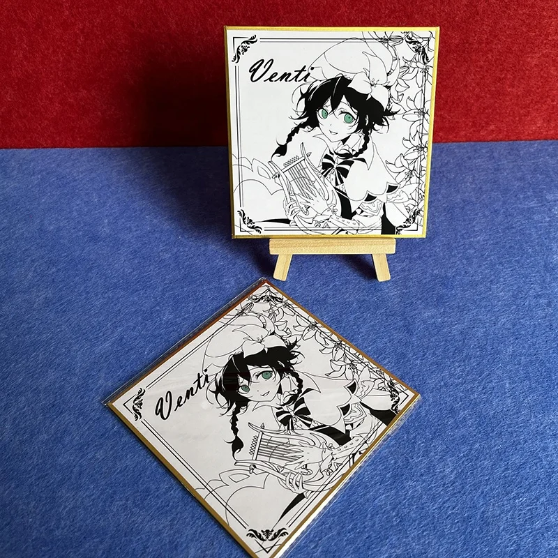 1pcs custom cartoon signature board Gift-Giving Blank Shikishi board for drawing