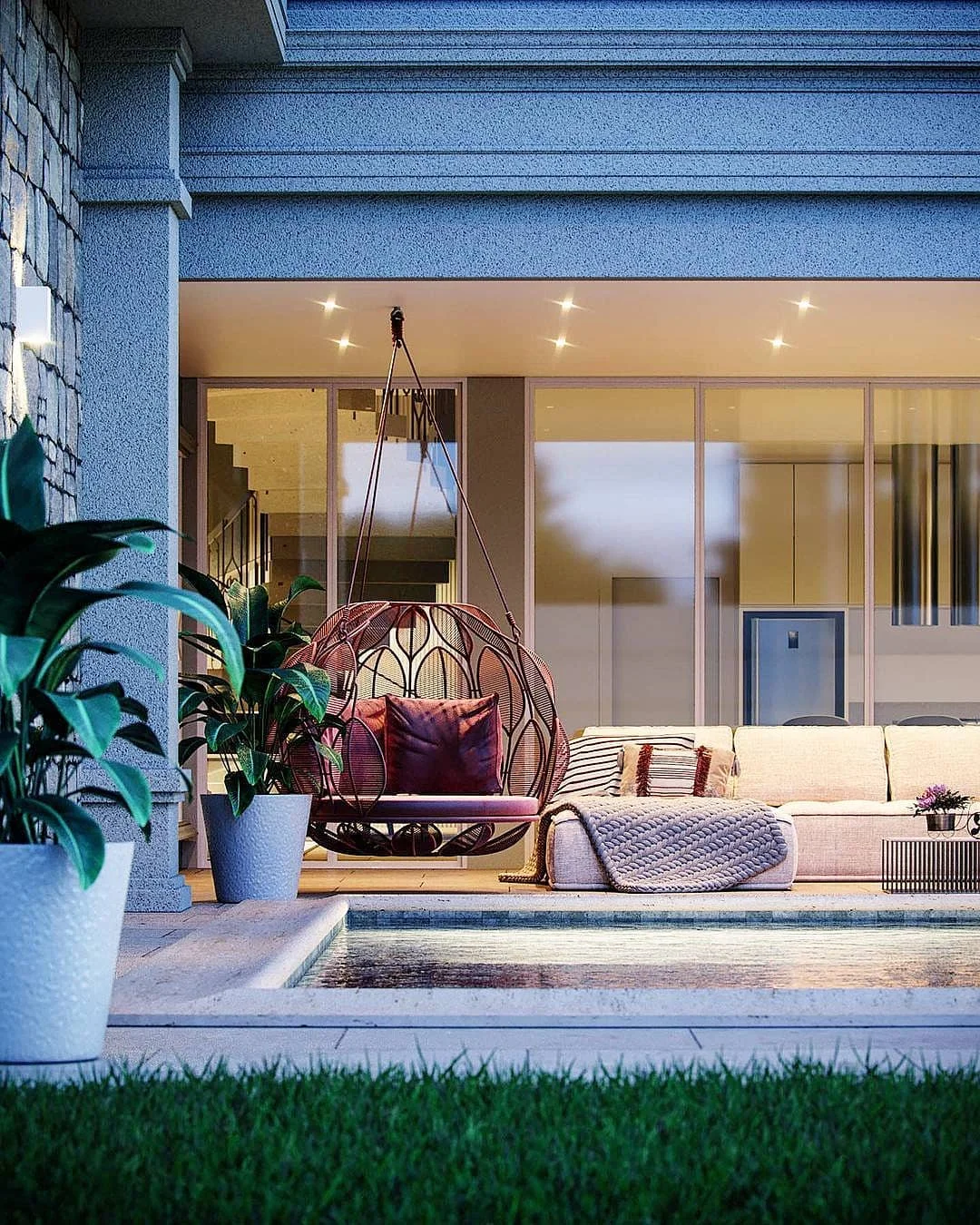 Top Quality Customization Modern simple design Swing Chair Outdoor egg style Hanging Chair