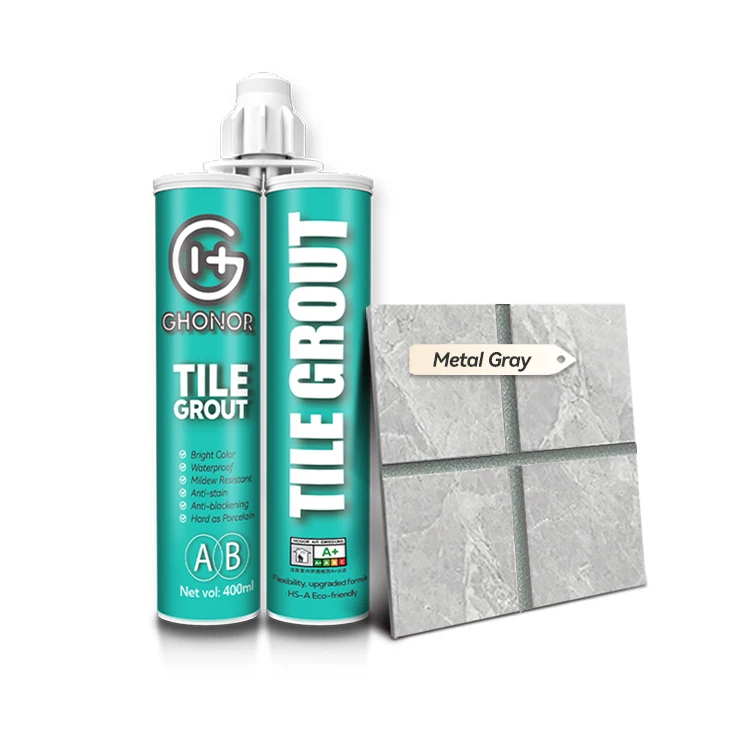 Foshan Manufactures 2-Component Mix Grey Floor Ceramic Tile Epoxy Resin Grout Glue Filler Price Best