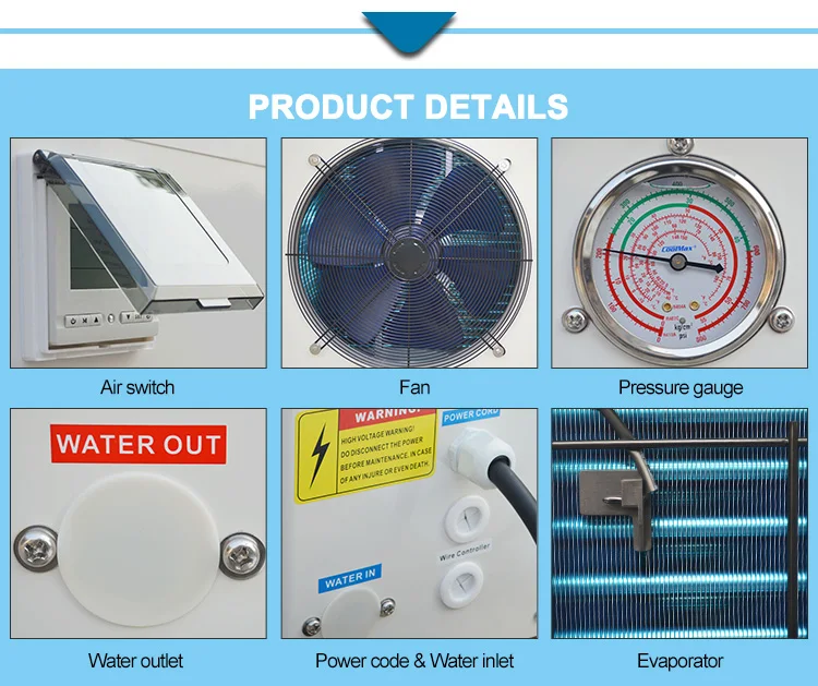 EVI high water temp wifi air source air to water heat pump domestic hot water heater heating pumps bathroom bathtub tank
