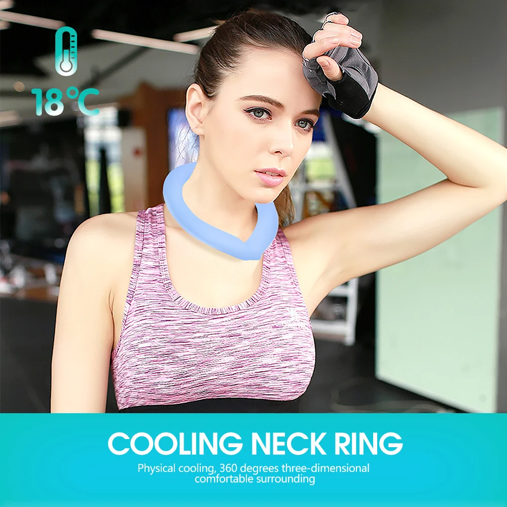 neck cooling tube cold pack neck cooling ring ice wraps customized for pets and people neck cooler