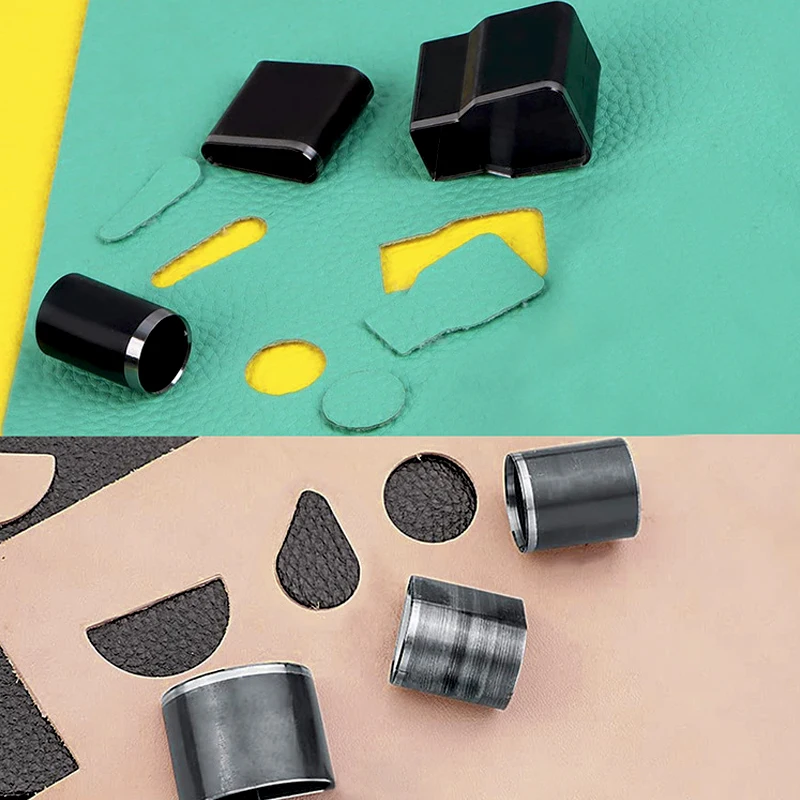 5-48 mm leather Fabric Punching Mold Cloth Hollow Leather Rivets  Punching Hole Tool Irregular Pattern Cutter DIE Set