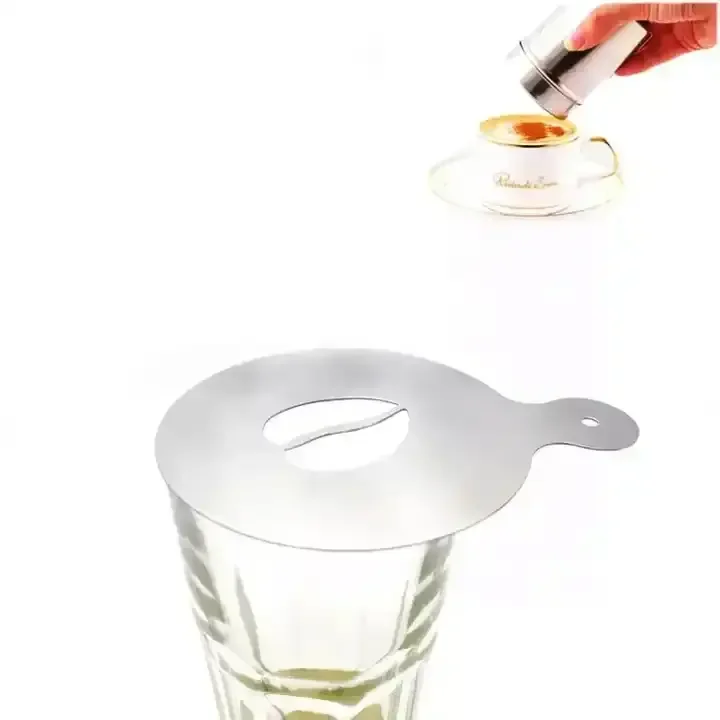 Трафарет для украшения кофе из нержавеющей стали