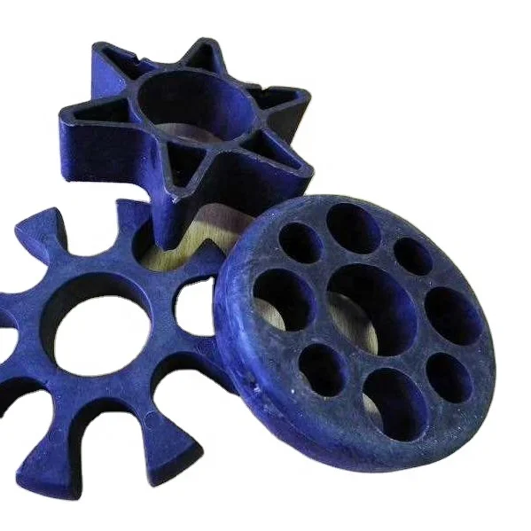 Пластиковые прокладки из ПВХ для нескольких кабелей после натяжения бетона