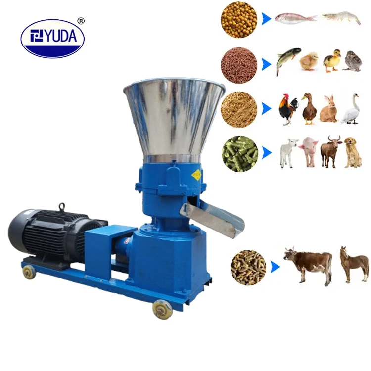 Small Home Use Chicken Turkey Duck Animal Feed Pellet Machine for Poultry feed processing machines