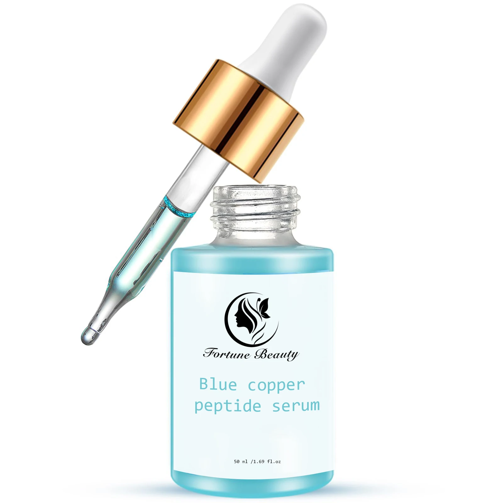 Custom your logo Skincare Anti-aging Shrink Pore Oil control Copper Peptide Moisturizing Facial Serum