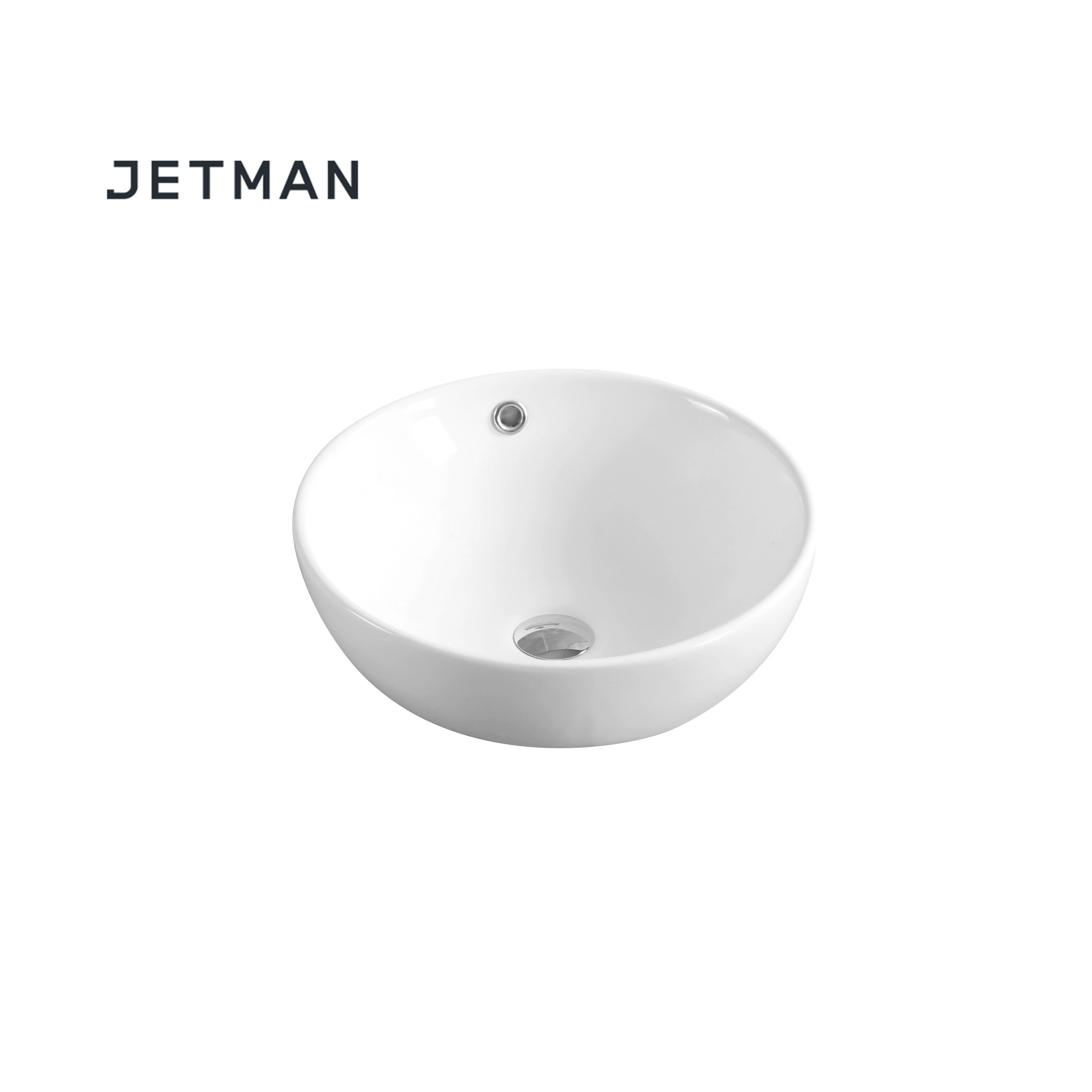 JM7866 330*330*125 Mini  Luxury bathroom art basin Round Ceramic shampoo basin