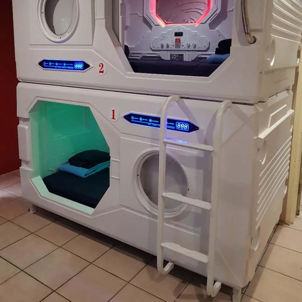 STARSDOVE- wholesale hotel capsule double curtain type capsule sleep bed