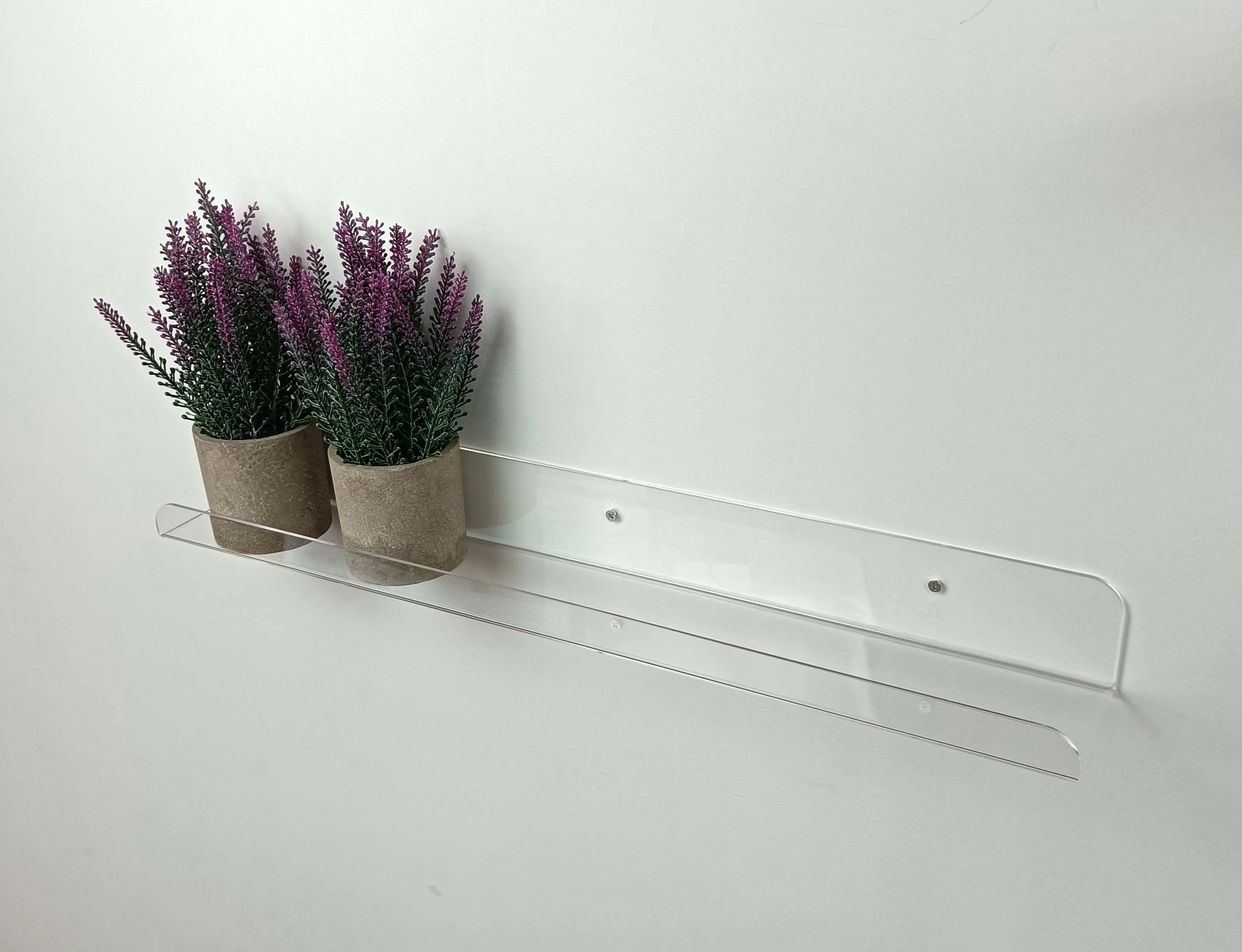 С выдвижной ручкой, размером 24 дюйма, сумка плавающие полки прозрачный акриловый полки Невидимый плавающий настенная полка книжная полка толщиной 3 мм Премиум книга дисплей полки