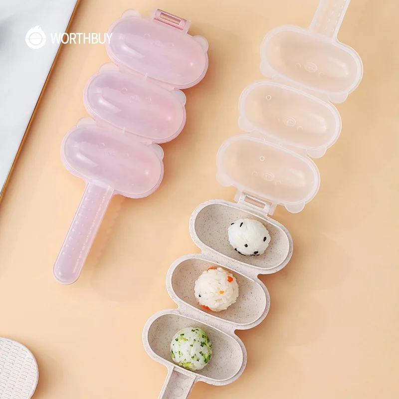 WORTHBUY креативные формы для рисовых шариков форма суши сделай сам устройство риса Onigiri кухонные инструменты аксессуары