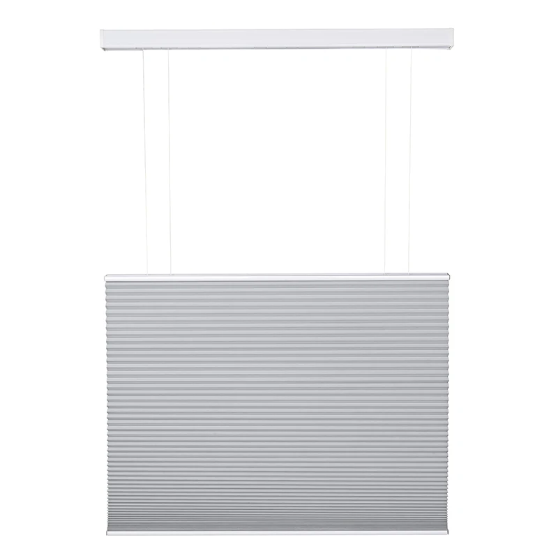 Top down bottom up day and night blinds modern honeycomb double cell block out cordless blinds