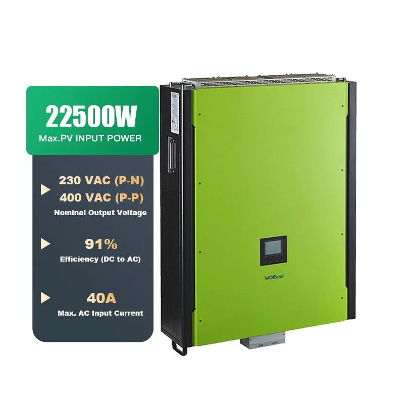 15KW Solar Inverter Photovoltaic Energy Storage Integrated Machine Hybrid Inverter Generator Source Factory