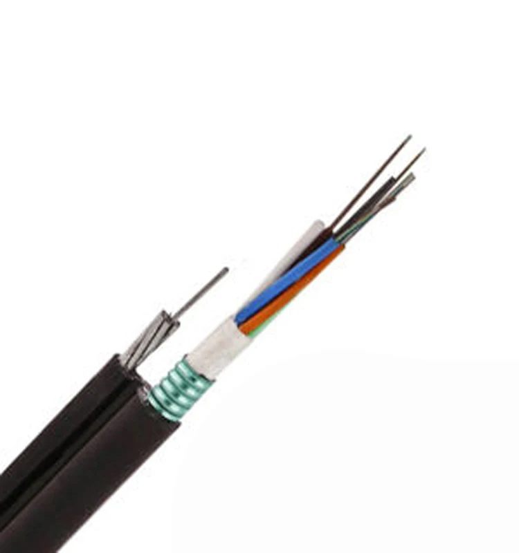Self supporting figure 8 12 core aerial fiber optic cable price GYTC8S GYTC8A