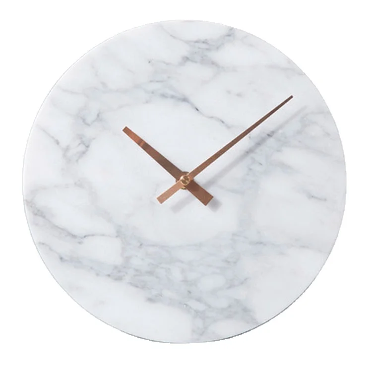 Modern Kitchen Square Factory Wall Clock White