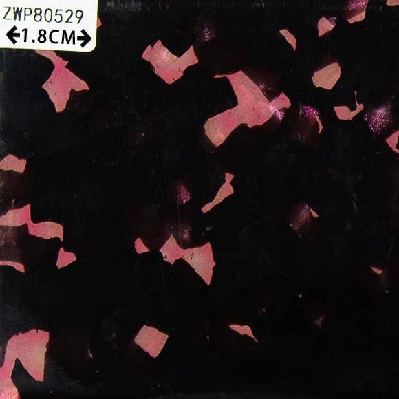 customization black pink artificial jade acetate sheet for hairpin comb glasses laser cut