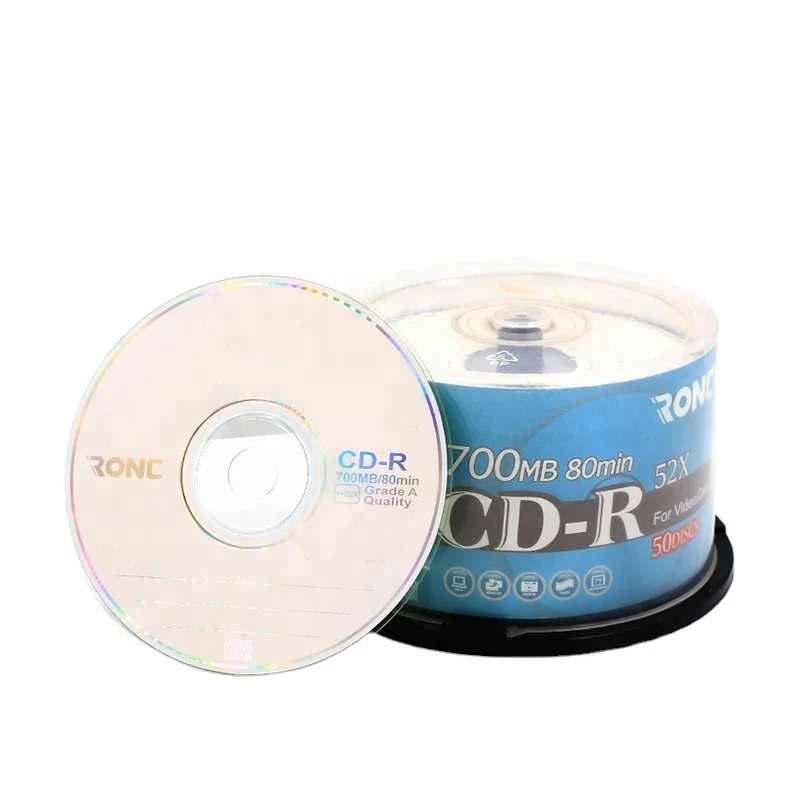 Wholesale cd-r Disc 52X 700mb Blank cd in Bulk
