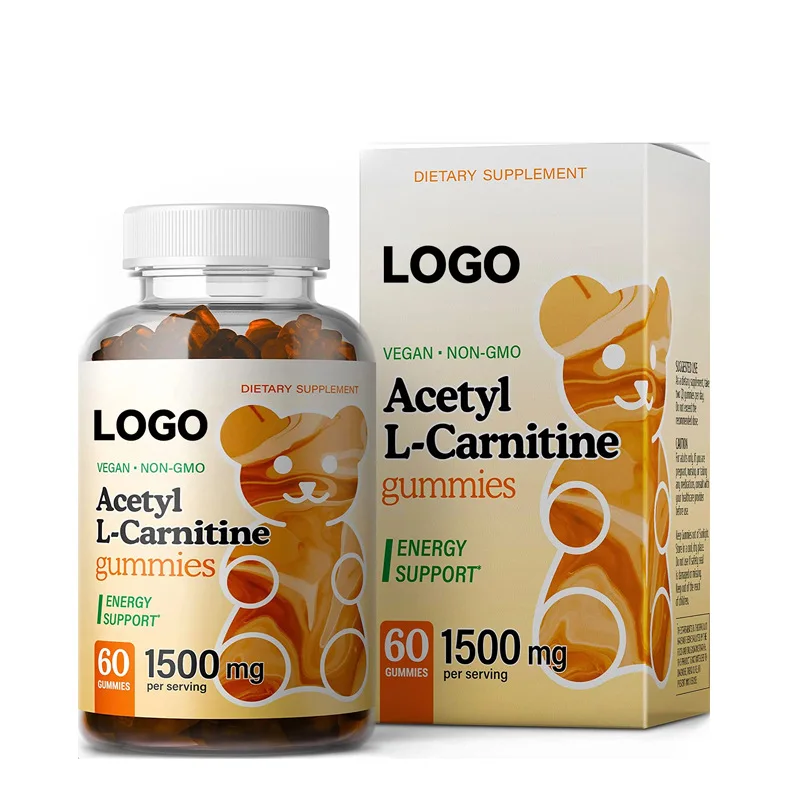 Персональная этикетка Vegan Non Gmo Acetyl L-carnitine Gummies контролируют аппетит Витаминная добавка для поддержки энергии оптом