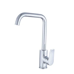 Hot Selling Single Handle Hot And Cold Water Brass Tap Deck Mounted Kitchen Faucet