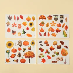 Elk snowman electrostatic stickers DIY Decorations Window Clings Custom Double Sides Decal Static Transparent Stickers