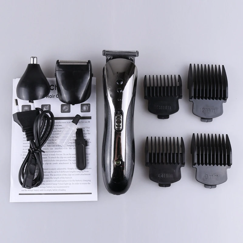 Men Grooming Kit Cutter Hair Trimmer waterproof professional electric rechargeable shaver nose hair clippers Multifunctional set