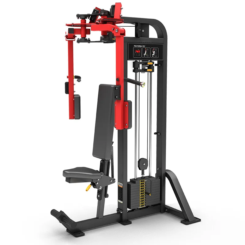 New Arrival Indoor Superior Steel Power Selectorized Expert Equipment Pin Load Pectoral Machine With Free Painting Color