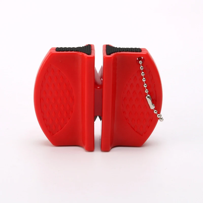 Mini Portable Butterfly Knife Sharpener Household Kitchen Knife Sharpener Stone in pp Bag