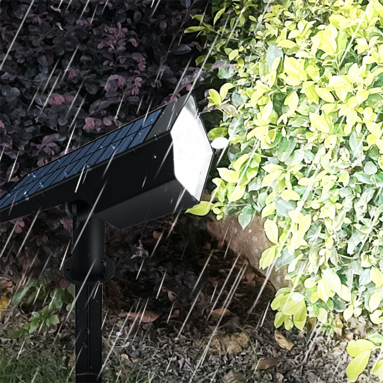 Cross Border Solar Lawn LED Waterproof Floor Tree 10 20 Lights Outdoor RGB Light Spotlight