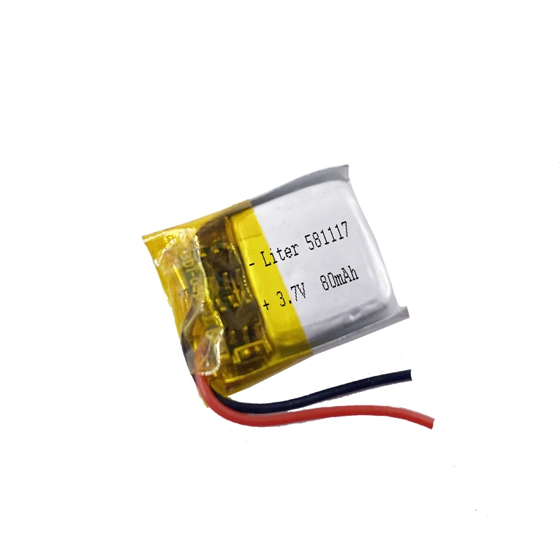 Небольшая перезаряжаемая батарея lipo 601013 601015 50mAh гарнитура наушники батареи UN38.3 CE ROHS
