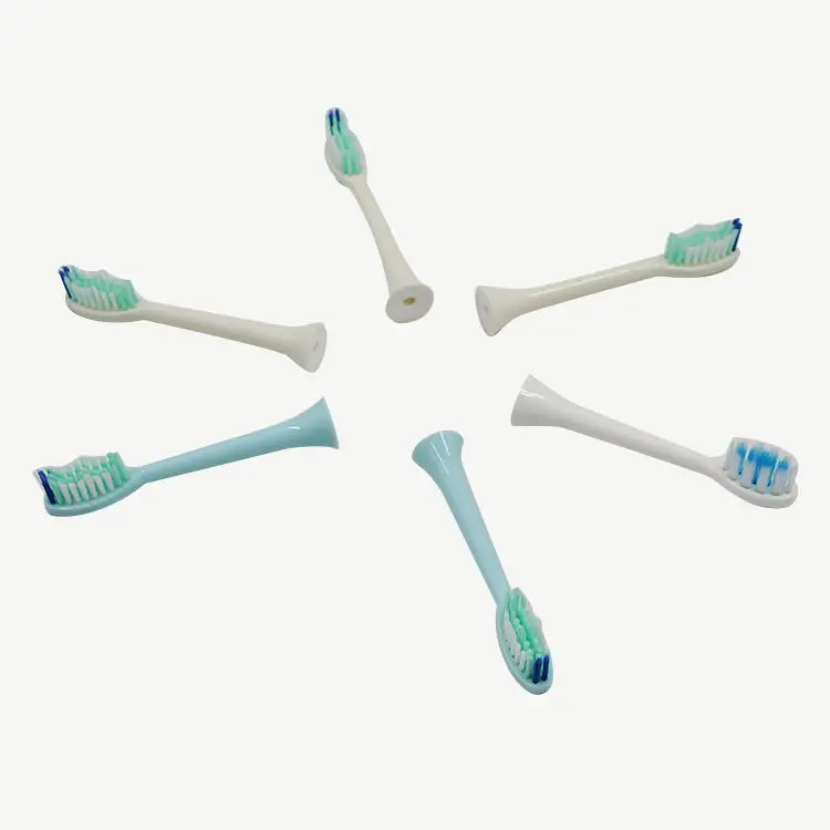 Ultrasonic electric toothbrush head for adult family travel pluggable interface cavity cleaning