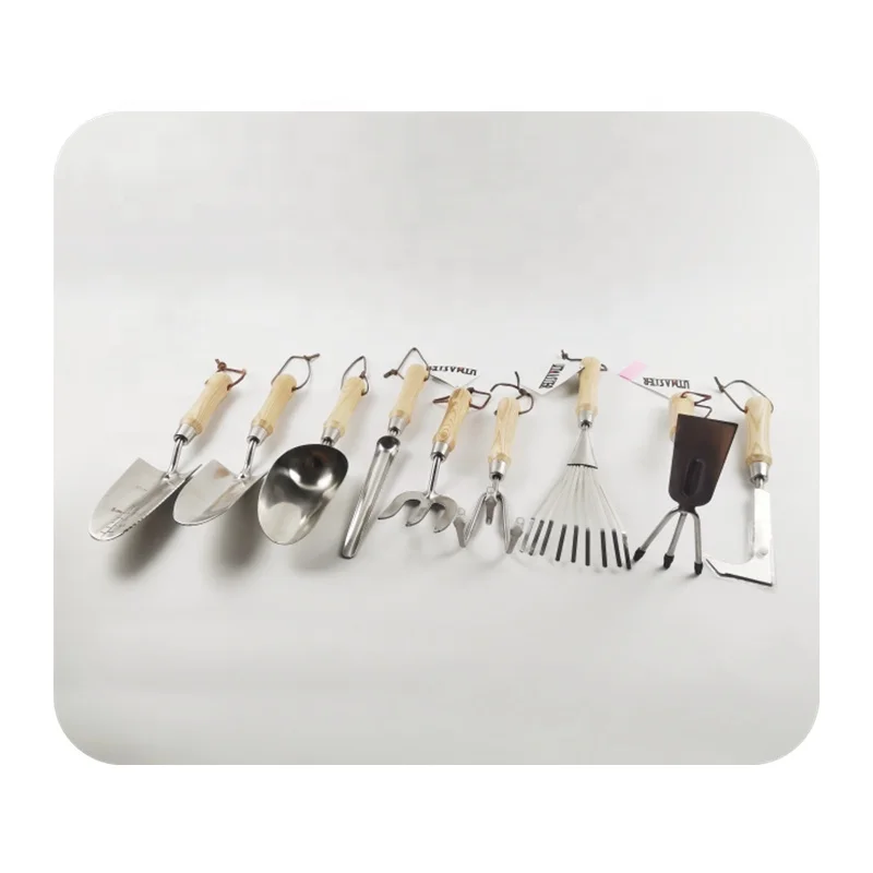 
Waterproof Bag Pack Set Ash Wood Grip Bend Rust Proof Stainless Steel Gardening Tools 