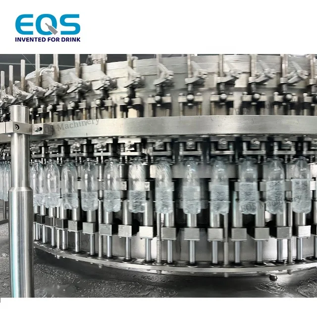 Germany Quality 36000BPH Combi-block Blowing Filling Capping Complete Carbonated Drink Bottling Line