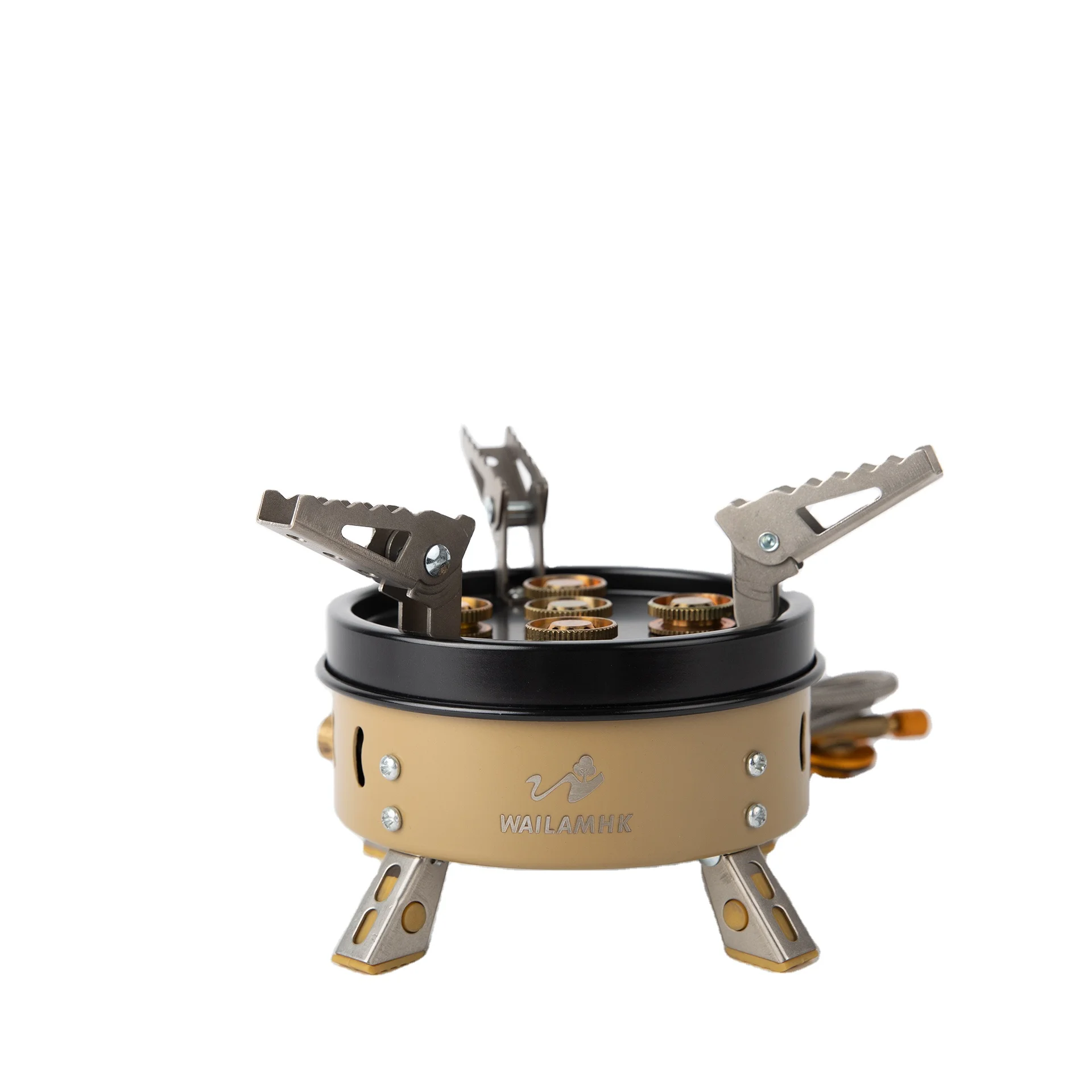 CE High Quality Stainless Steel 5 Burner Outdoor Stoves Portable Five-head Gas Stove for camping and outing