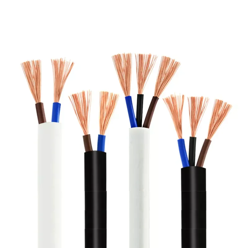 Multi Core Electrical Cable 2/ 3 /4 Cores Flexible Copper Cable RVV H05VV-F Cable H07VV-F 1.5mm2 2.5mm2 4mm2 building wire