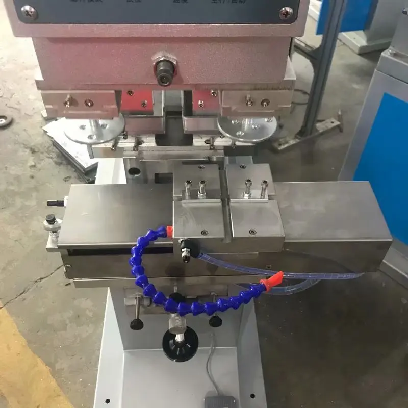 2 colors rubber pad head far printing machine for pvc ball and skateboard wheels