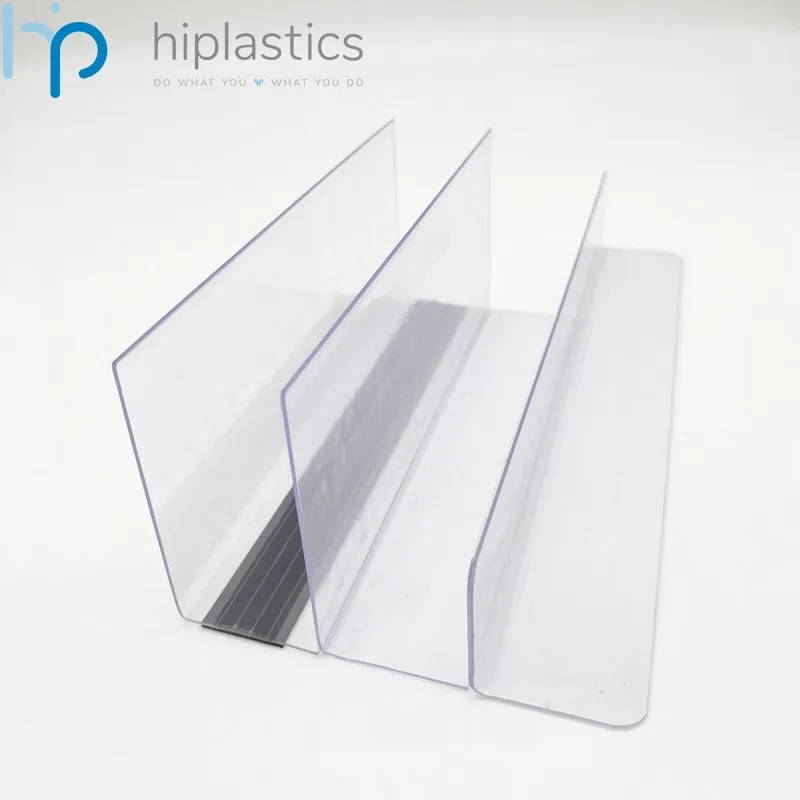 HiPlastics Solutions for POS Item Supermarket Shelf Dividers PET PVC Material for Dividers