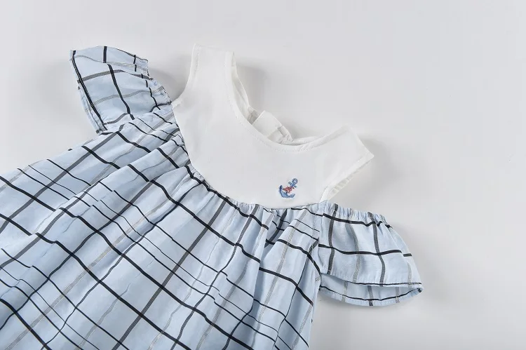 
2021 New Design Latest Children Fashion Kid Summer Cotton Sweet Irregular Baby Dress for Girl 