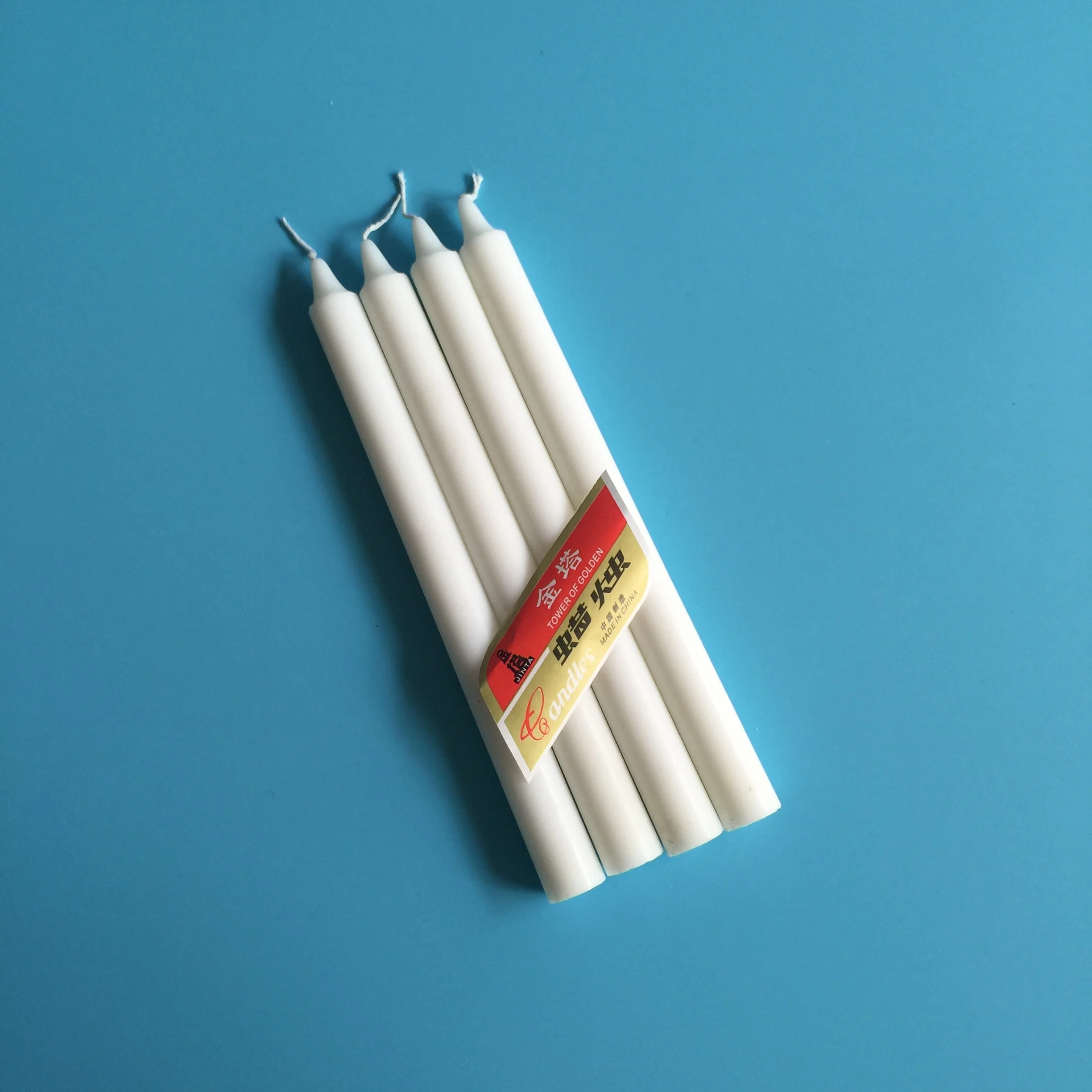 libya candles10pcs Burning Non Drip Lighting  White paraffin wax made factory