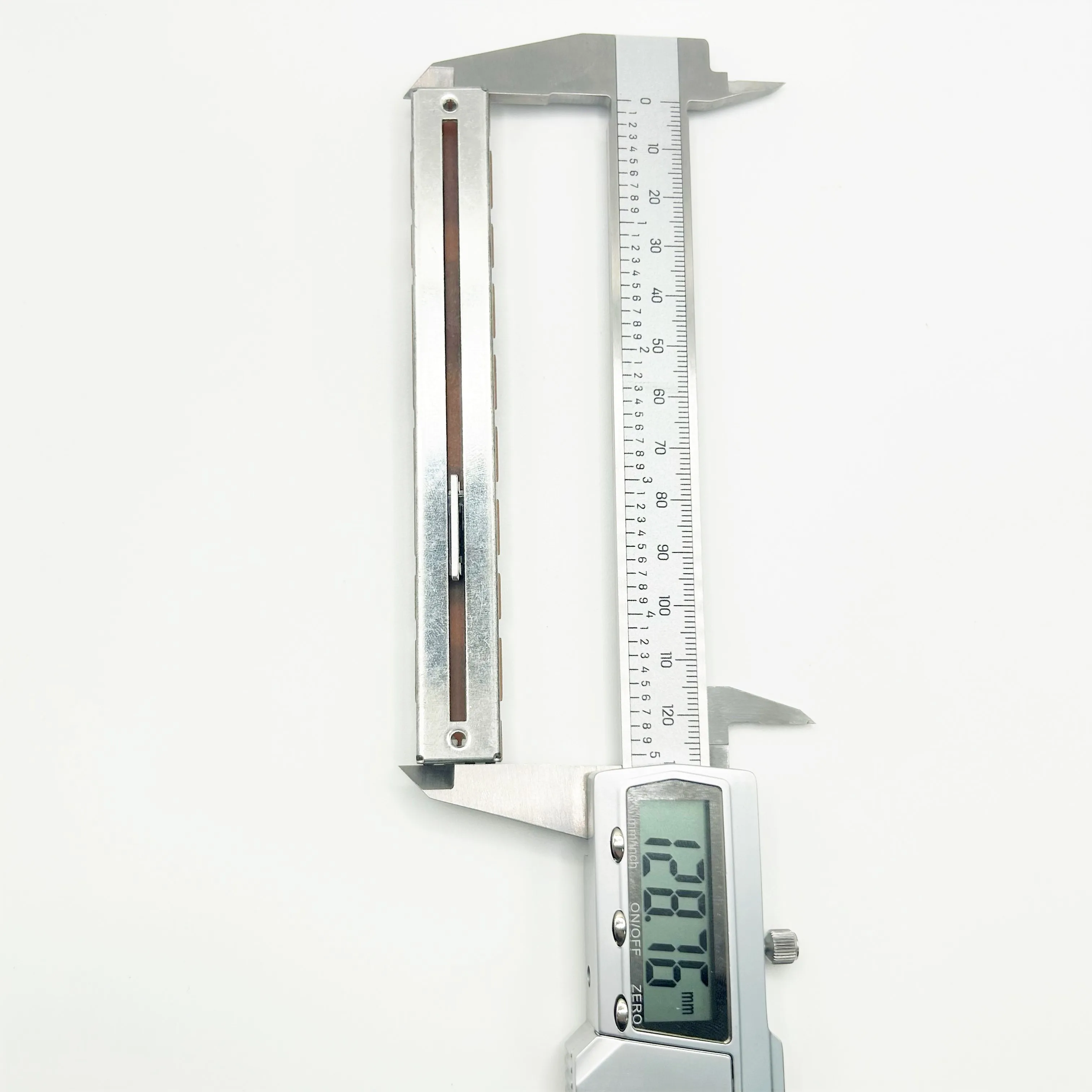 128mm Travel Factory OEM ODM Dual Ways Metal Shaft 100mm Traveling Slide Potentiometer Linear Taper B10K