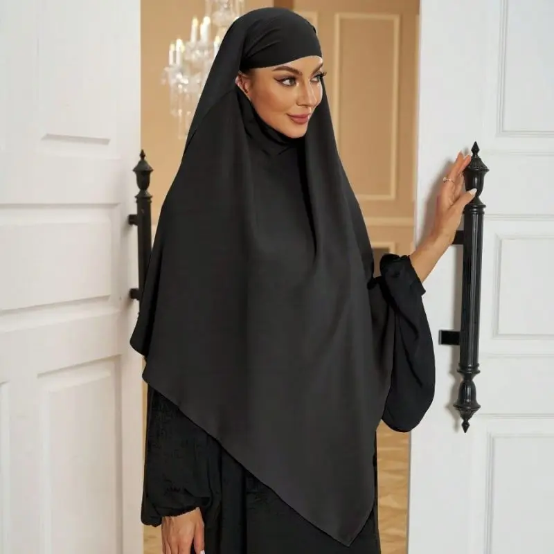 Wholesale Supplier Khimar New Cross-border Middle East Dubai Malay Robe Headscarf Spot Wholesale