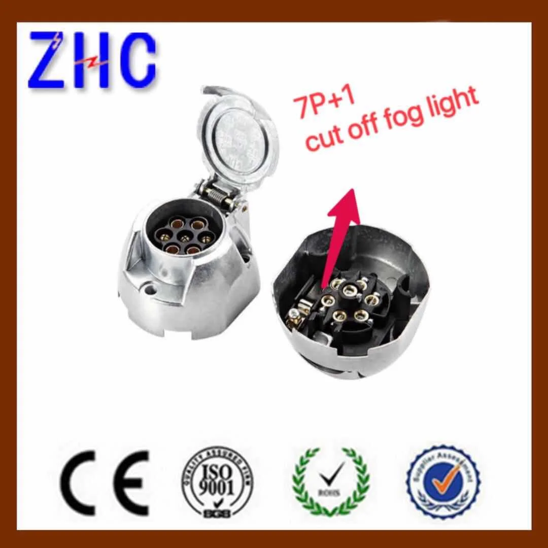 Европейский тип Aluminum12V 7-контактный грузовых шин автомобильные крепеж для прицепа