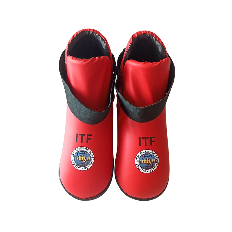 Wholesale Custom Logo Semi Contact Kickboxing Boots Protectors Itf Taekwondo Foot Protector