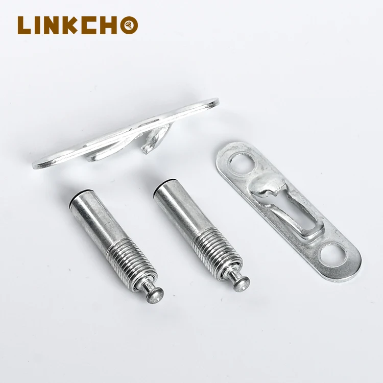 Furniture Cabinet Invisible Elastic Telescopic Connector Parts 2 in 1 Board Closet Bracket Recessed Screw Hardware for Wood